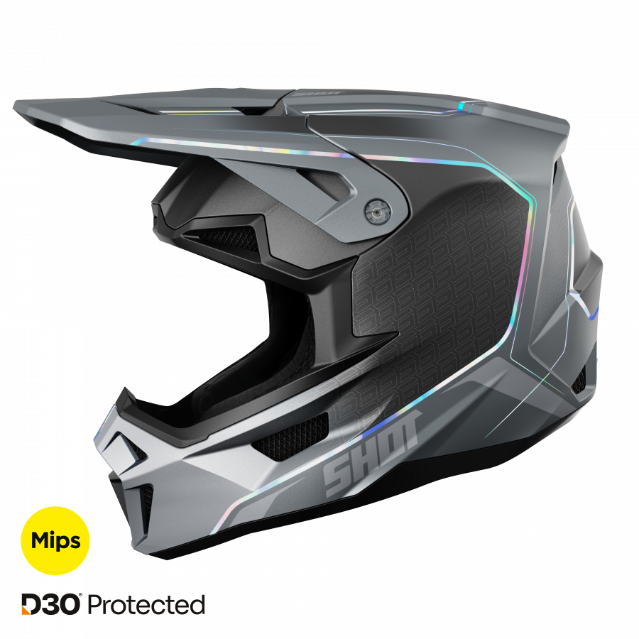 Shot Shot Crosshjälm Lite Challenger Holographic Matt