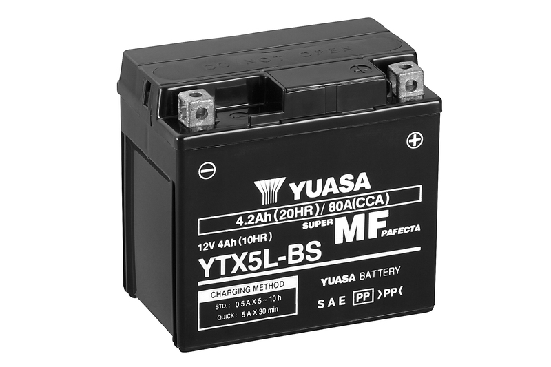 Yuasa Batteri YTX5L-BS (CP) Inkl syra