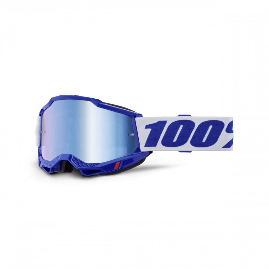 100% 100%, ACCURI 2 Glasögon Blue - Mirror Blue Lens, VUXEN
