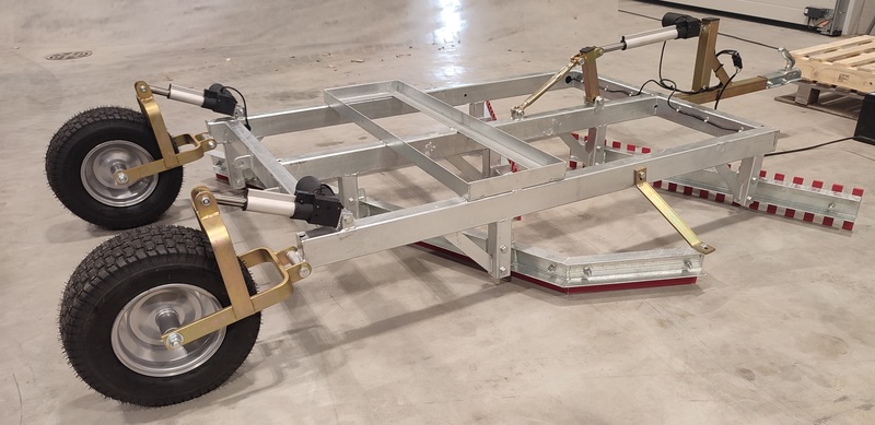 Hydraulisk vägskrapa bild 2