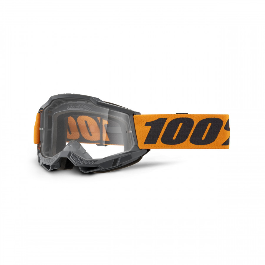 100% 100%, ACCURI 2 Glasögon Orange - Clear Lens, VUXEN