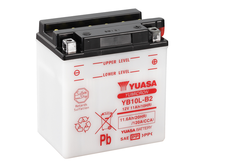 Yuasa Batteri YB10L-B2 (CP) Inkl syra (4)