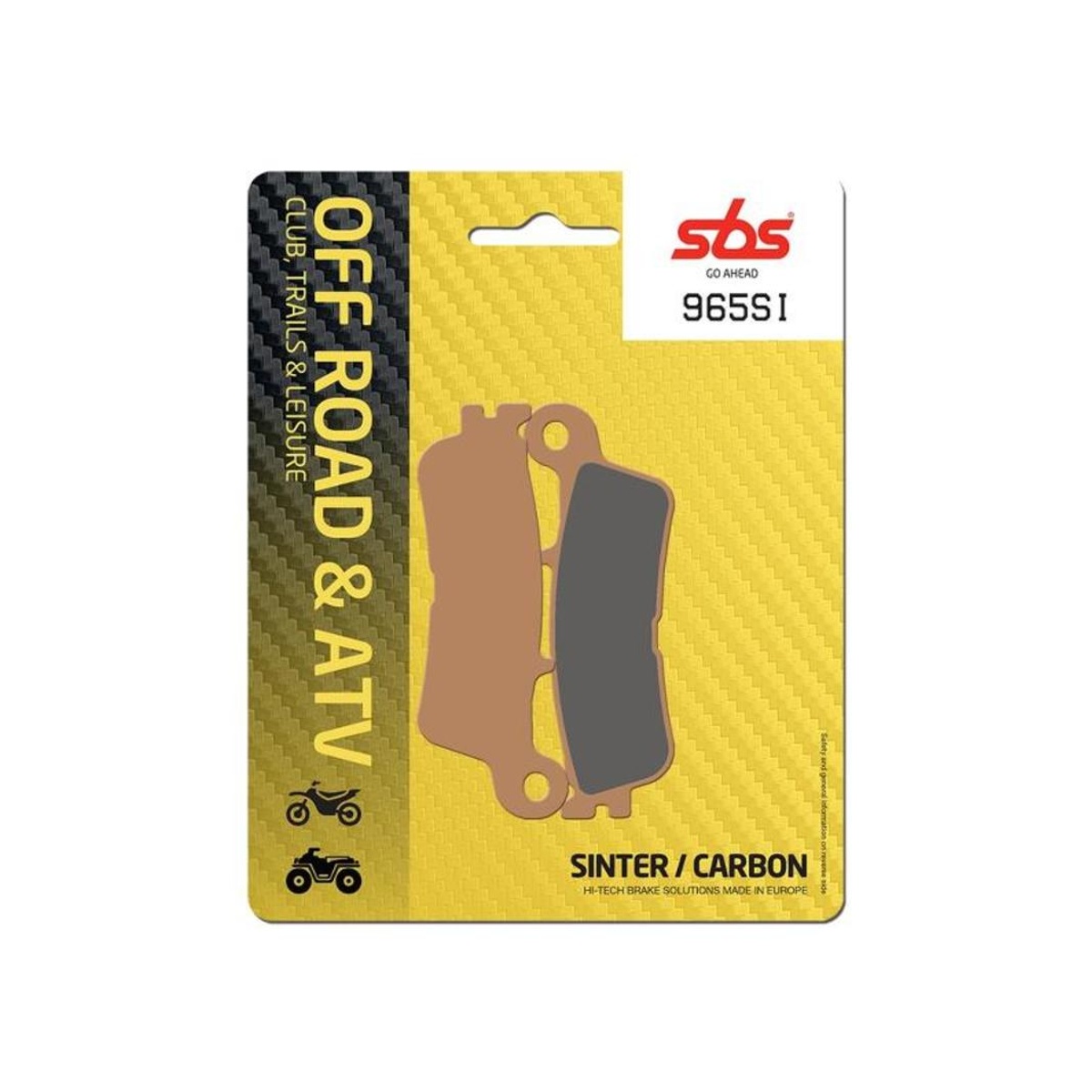 SBS Bromsbelägg Fram SBS Nya Yamaha YZF 250 21-, YZF 450 20-