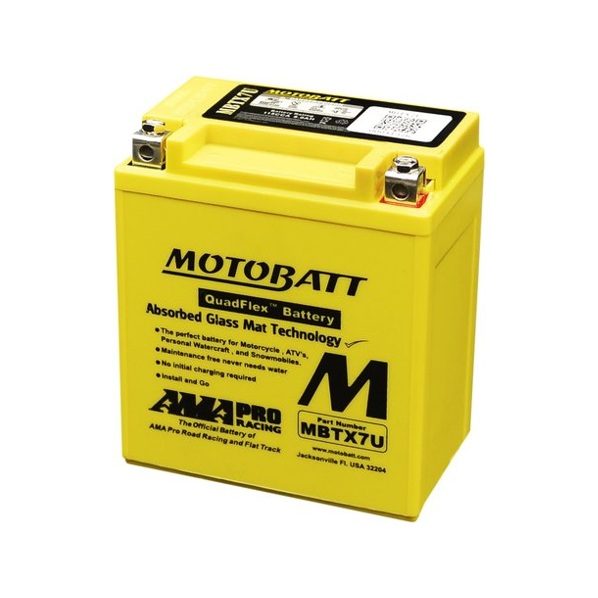 Motobatt batteri MBTX7U Fabriksförseglad