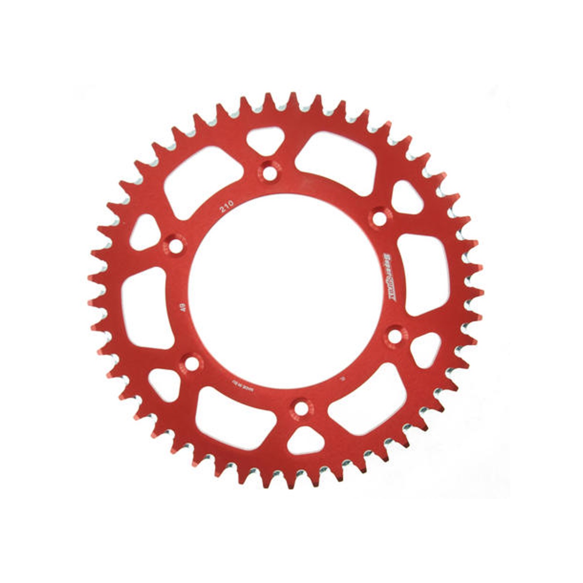 Supersprox Supersprox Alu Bakdrev HO CR/CRF Röd 49 - Honda CR 250R 05-07 m.fl.