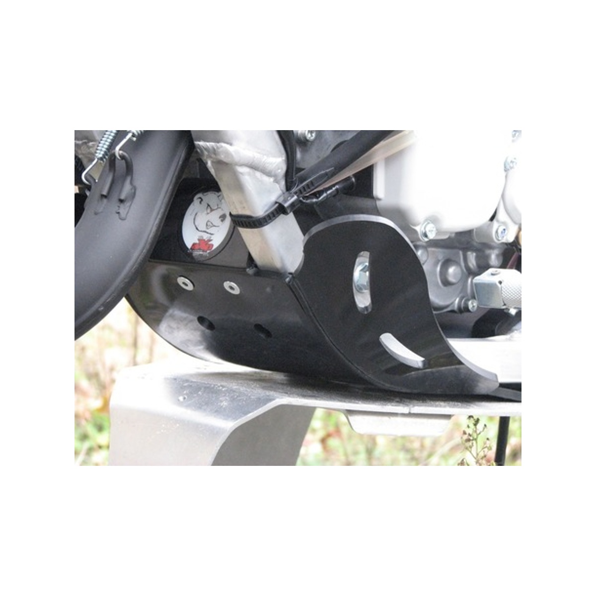 AXP Hasplåt Svart Yamaha YZ125 05-20 - Yamaha YZ 125 05-21