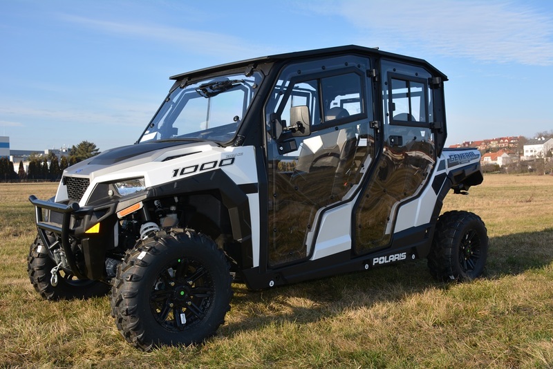 DFK Komplett värmehytt med torkare/spolning Polaris General 4 Crew 2019-