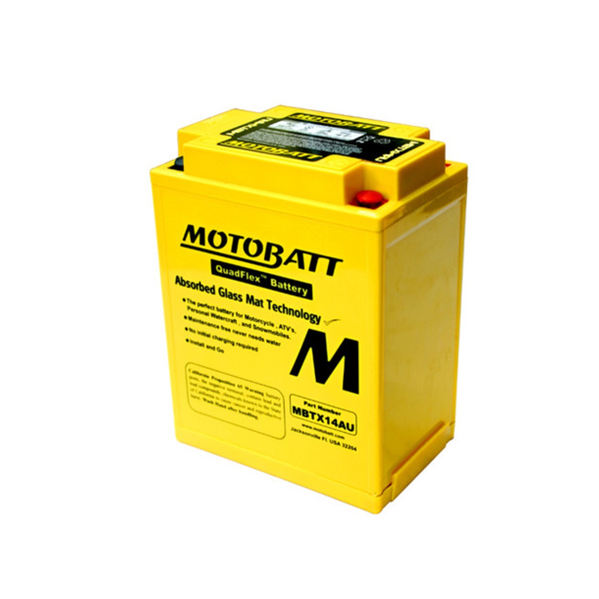 Motobatt batteri MBTX14AU Fabriksförseglad