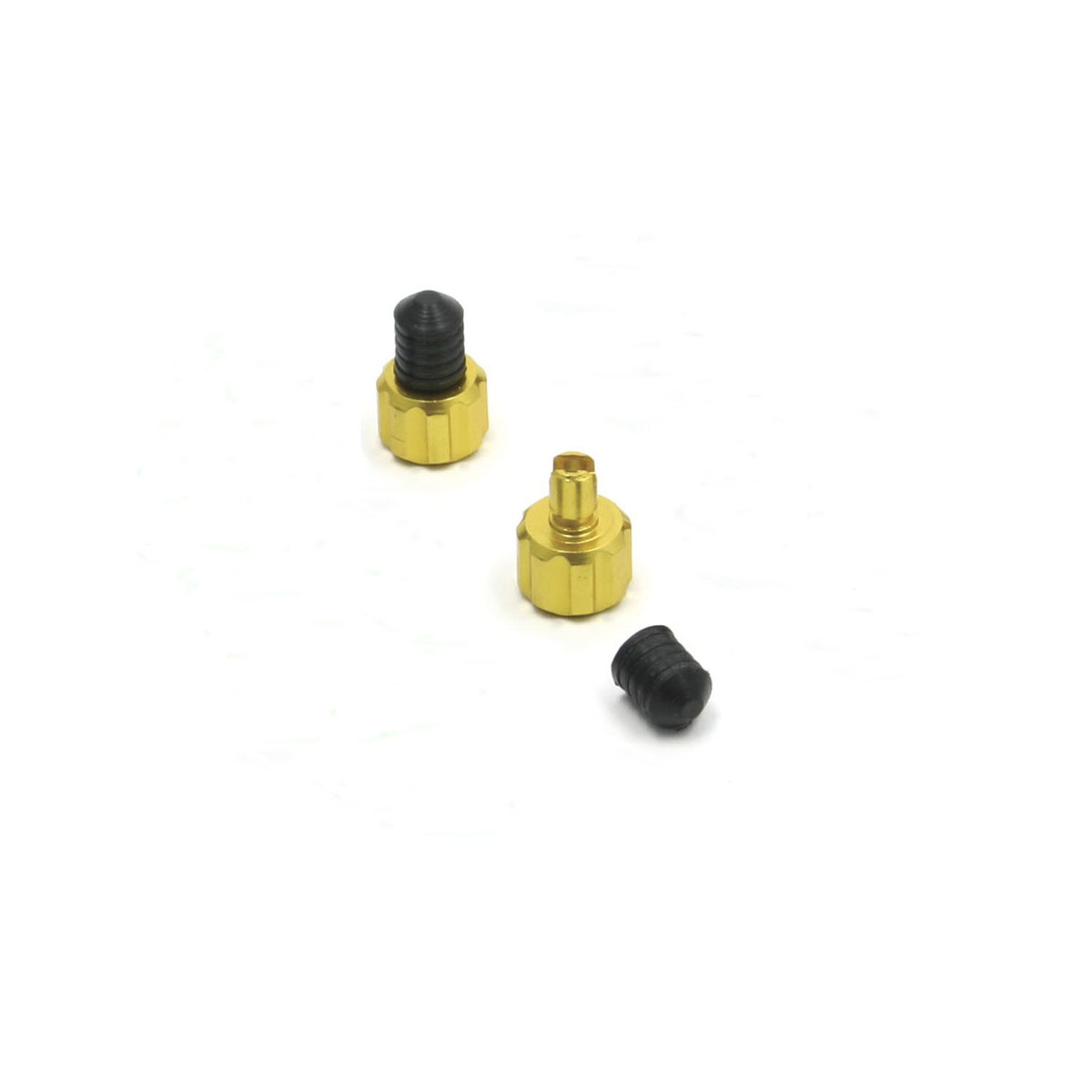 Torc1 DRC Ventilhatt, Alu m. ventilnyckel 2pack Guld