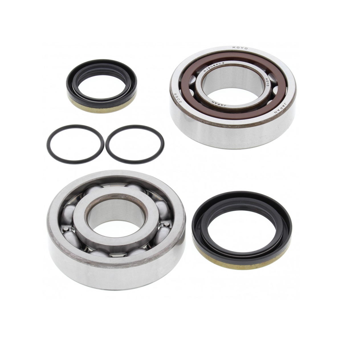 All Balls, Ramlagersats, KTM 125 EXC 98-16, KTM 125 SX 98-25, KTM 125 XC-W 17-18 - m.fl.