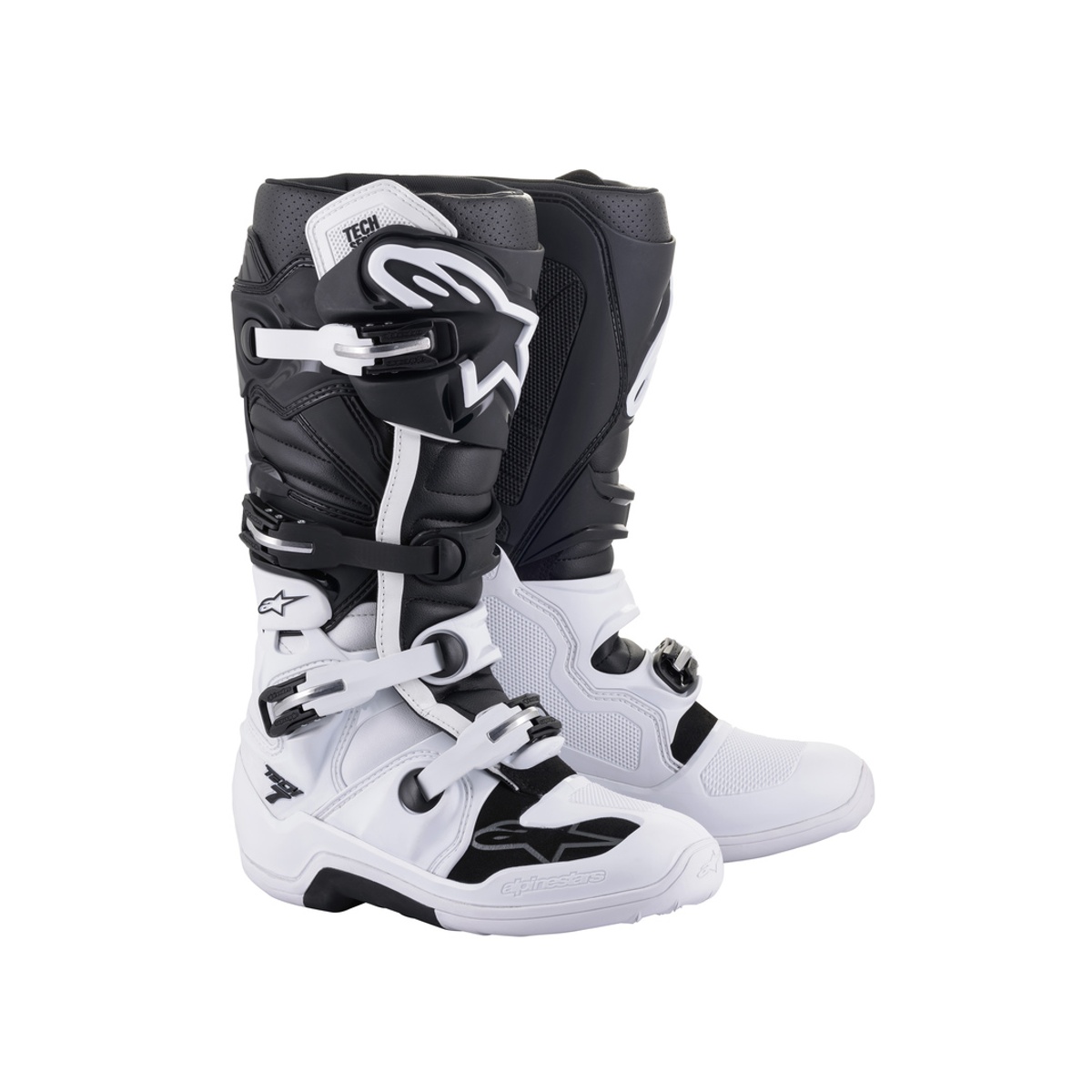 Crosstövlar Alpinestars Tech 7 Svart/Vit