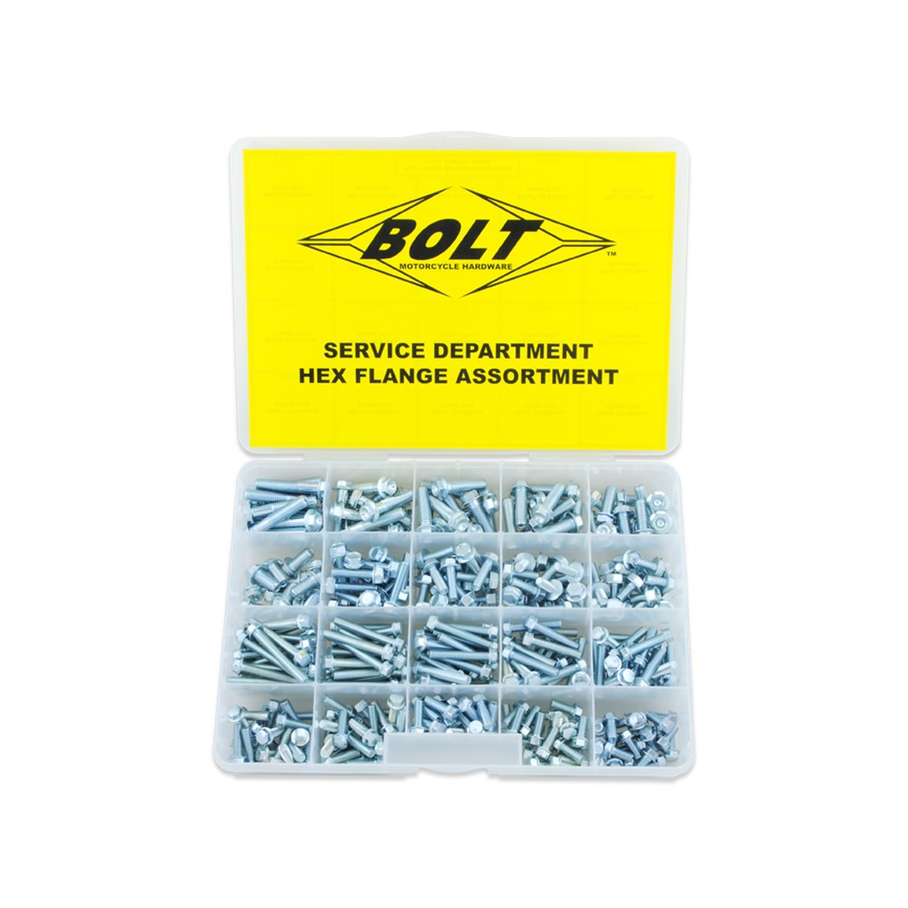 Service Department Skruvsats Hex Flange Bolts-6mm & 8mm Bolt