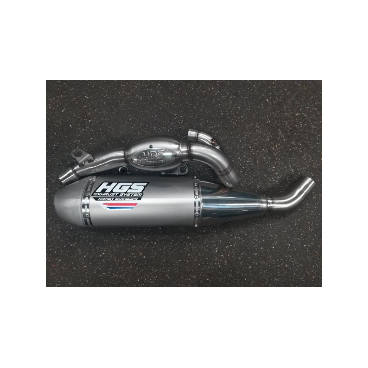 HGS Avgassystem 4T HGS Komplett Set New Design KTM 450 SX-F 19- m.fl.