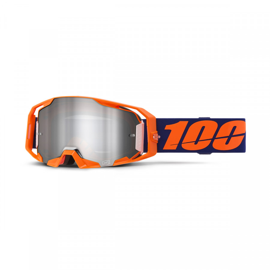 100% 100%, ARmatic Glasögon Neon Orange Mirror Silver Flash Lens Vuxen