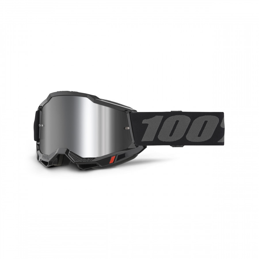 100% 100%, ACCURI 2 Glasögon Black - Mirror Silver Lens, VUXEN
