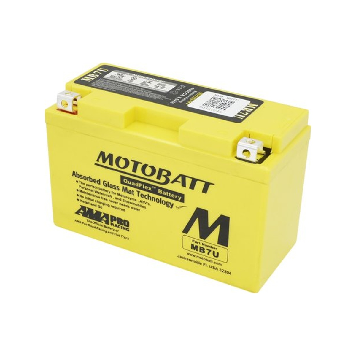 Motobatt batteri MB7U Fabriksförseglad