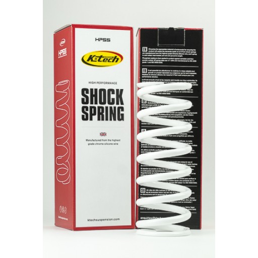 Stötdämparfjäder WP KTM SX/TC/MC 50, 25N 130lg, Vit