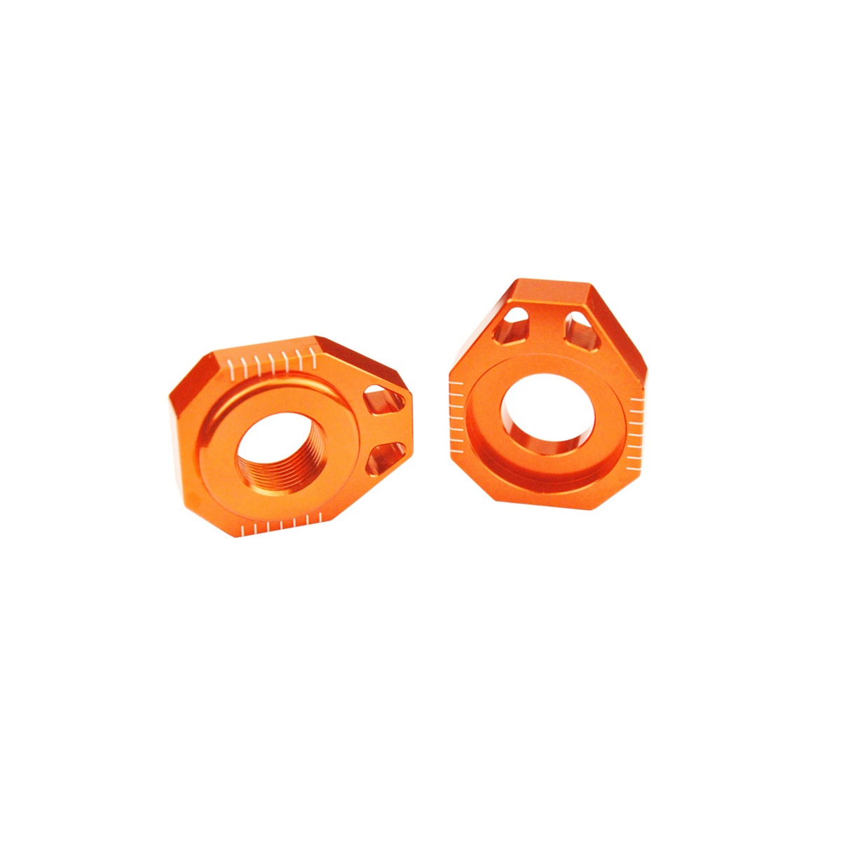 Scar Hjulaxelblock / Kedjejustering Scar Racing KTM orange