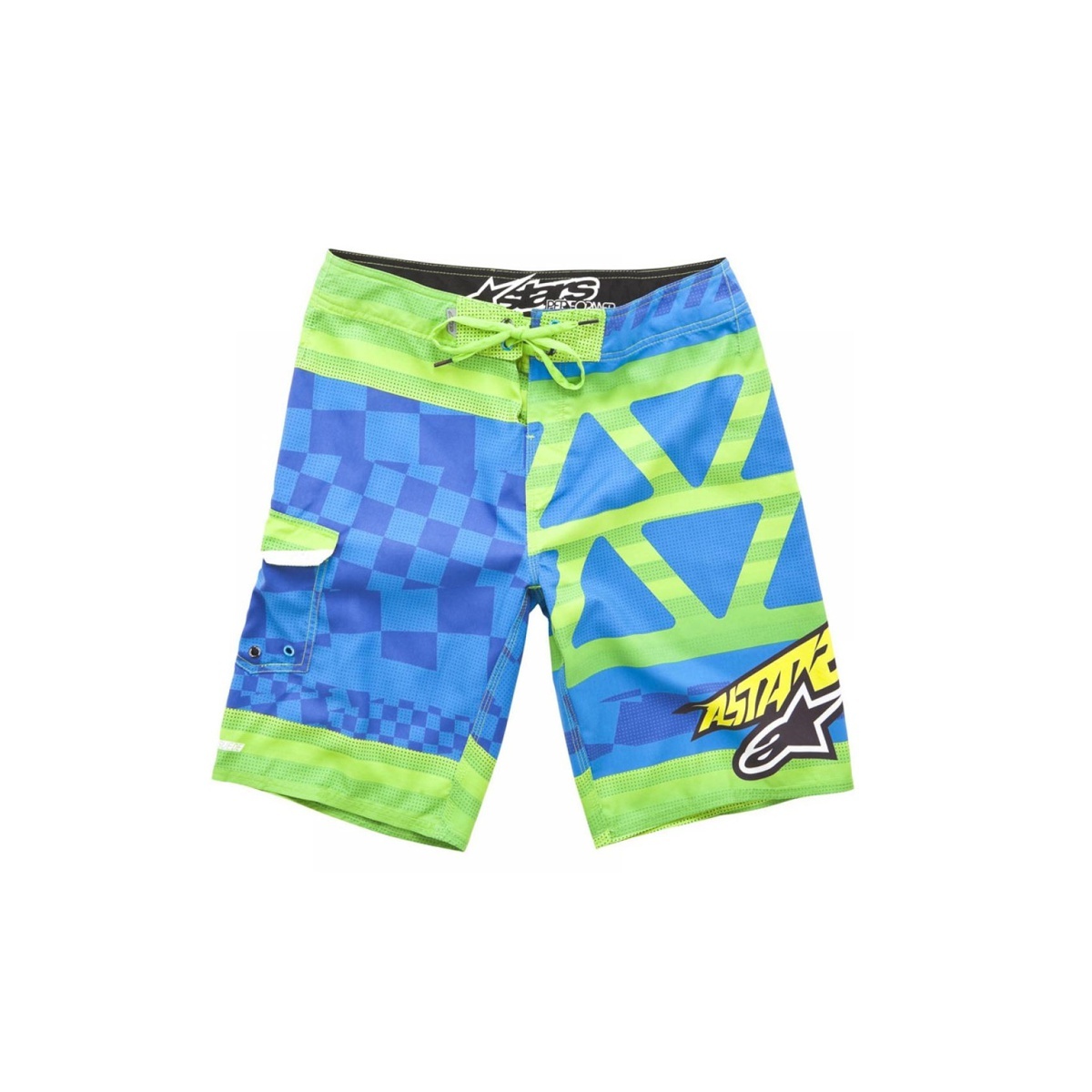 HYPE BOARDSHORTS GREEN ALPINESTARS 30