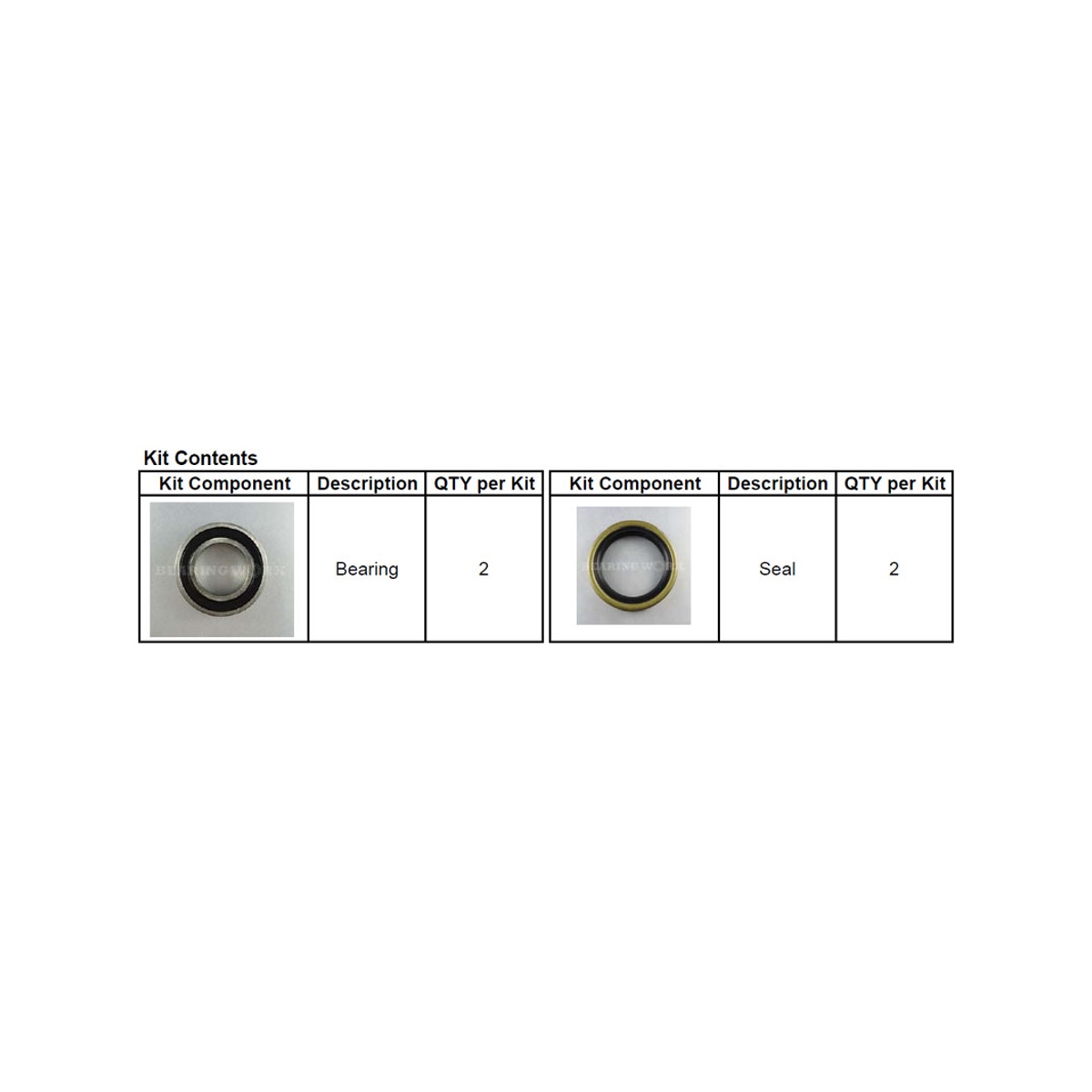 Bearing Worx Hjullagersats Bak BearingWorx KTM/Husqvarna SX/SX-F 2023-, TC/FC 2023