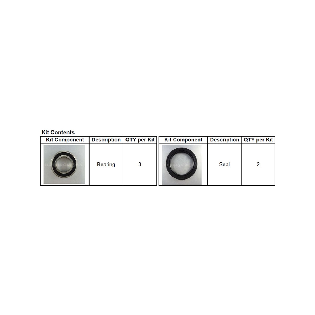Bearing Worx Hjullagersats Fram KTM 85 SX 12-, Bak YZ250/450F 09-, KX250/450F 04-, KX 03-07 - m.fl.