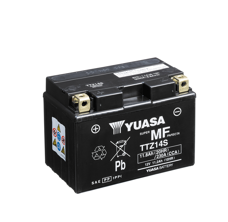 Yuasa Yuasa Batteri, TTZ14S(WC) syrafylld (6)
