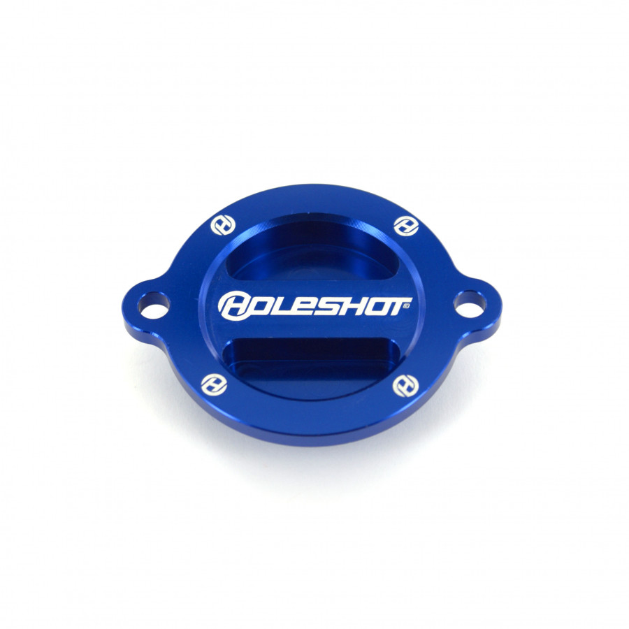 Holeshot Lock till oljefilter, BLÅ Husqvarna FC 450 14-15 - m.fl.