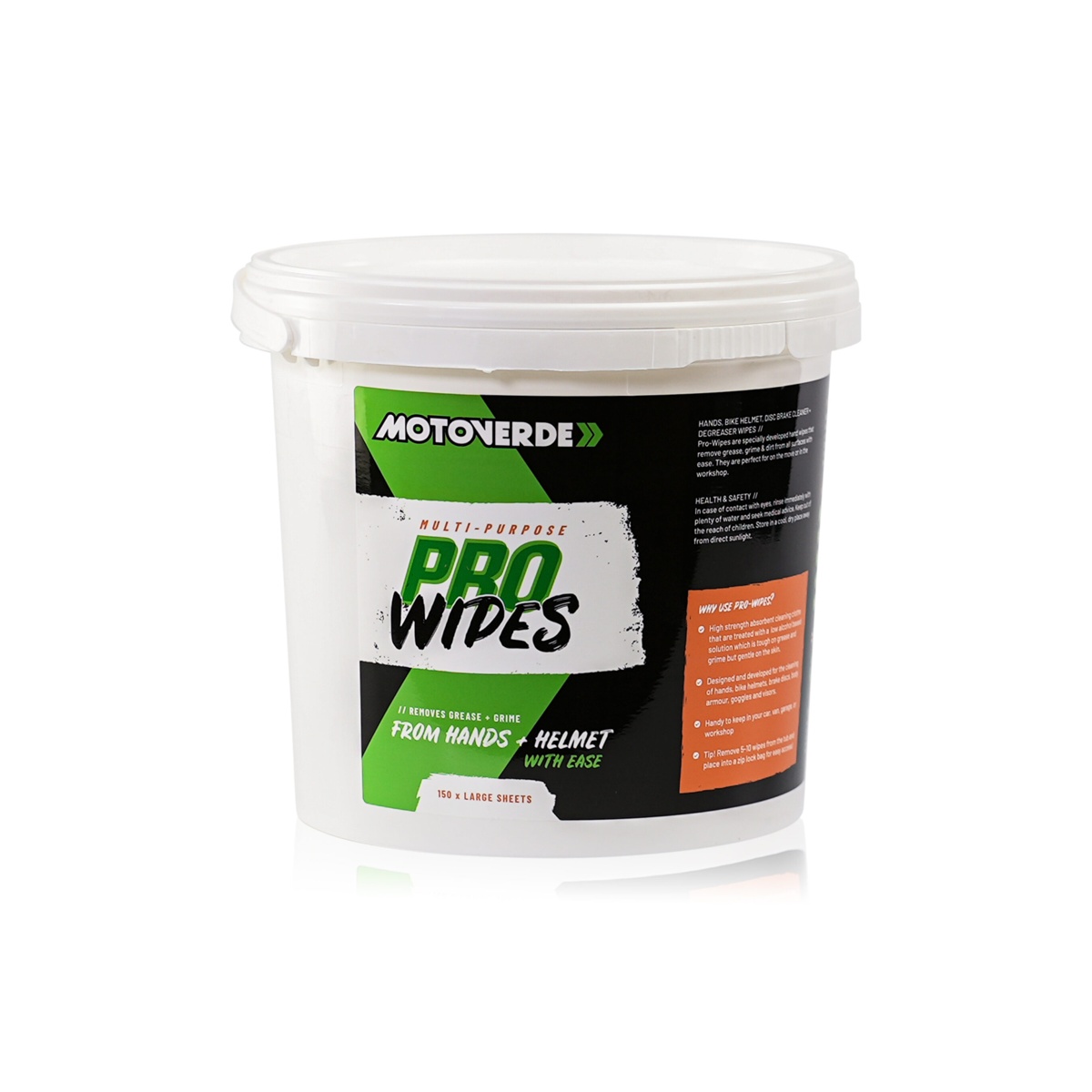 Rengöringsduk Motoverde Pro-Wipes (150 x Wipes)
