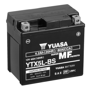 Yuasa Batteri YTX5L-BS (CP) Inkl syra