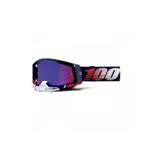 Crossglasögon 100% Racecraft 2 Republic - Mirror Red/Blue Lens