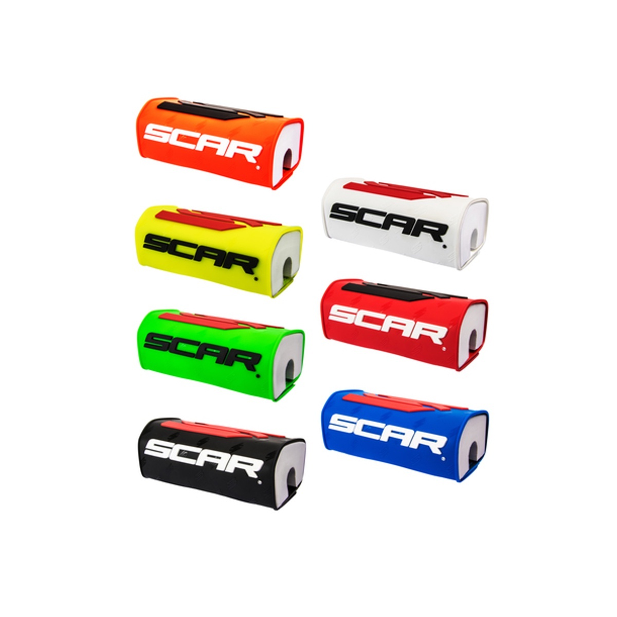 Scar Oversize Bar Pad O² - Orange Fluo color
