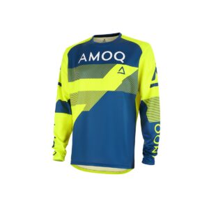 AMOQ Crosströja Ascent Strive V2 Gul/Mörkblå