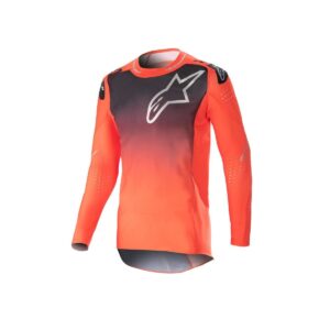 Crosströja Alpinestars Supertech Risen Hot Orange/Svart