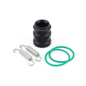 Avgashårdvara KTM/HQV 125 SX Avgasrör viton o-ringar, avgasfjädrar, avgastätning silicon sleeve