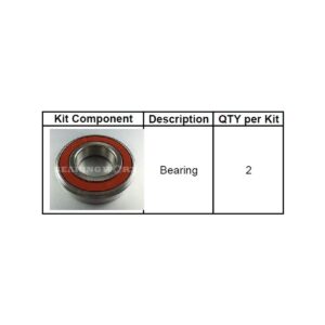 Ramlager BW KXF450 - 2006-2015 (New bearing Right side 2016)