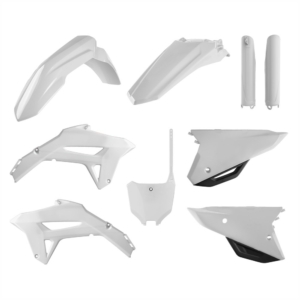 Plastkit MX med gaffelbensskydd CRF250/450 22-/21-23, vit