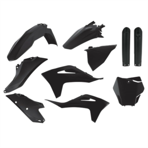 Plastkit MX med gaffelbensskydd GasGas 21-23, svart