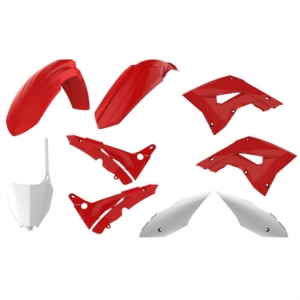 Plastkit Restyling Honda CR125/250R 02-07 CRF 18 style, Röd