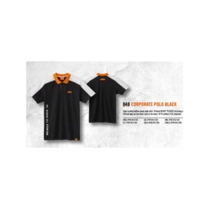 Piké Herr KTM CORPORATE POLO BLACK (M - XL)