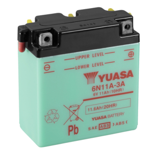 Yuasa Batteri, 6N11A-3A (CP) Inkl syra (6)