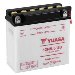 Yuasa Batteri, 12N5.5-3B (CP) Inkl syra (4)