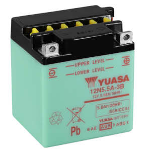 Yuasa Batteri, 12N5.5A-3B (CP) Inkl syra (6)