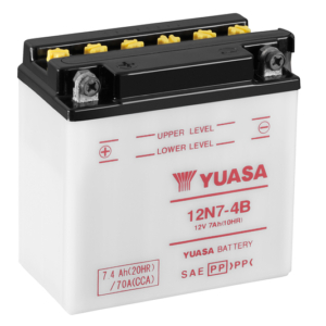 Yuasa Batteri, 12N7-4B (dc) Exkl syra (5)