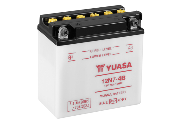 Yuasa Batteri, 12N7-4B (dc) Exkl syra (5)