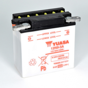 Yuasa Batteri, 12N9-3A (dc) Exkl syra (5)