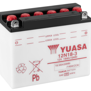 Yuasa Batteri 12N18-3 (DC) Exkl syra