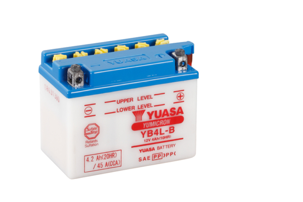 Yuasa Batteri, YB4L-B (CP) Inkl syra (10)