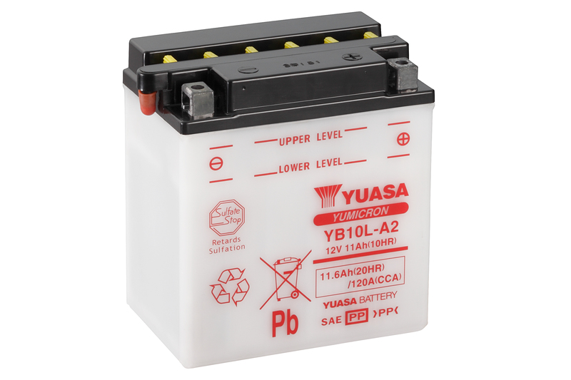 Yuasa Batteri, YB10L-A2 (CP) Inkl syra (4)