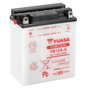 Yuasa Batteri, YB12A-A (CP) Inkl syra (4)