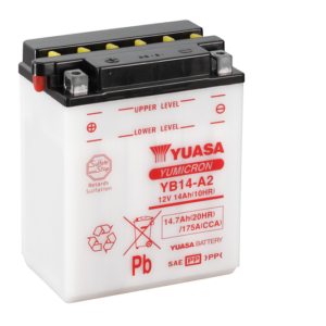 Yuasa Batteri, YB14-A2 (CP) Inkl syra (4)